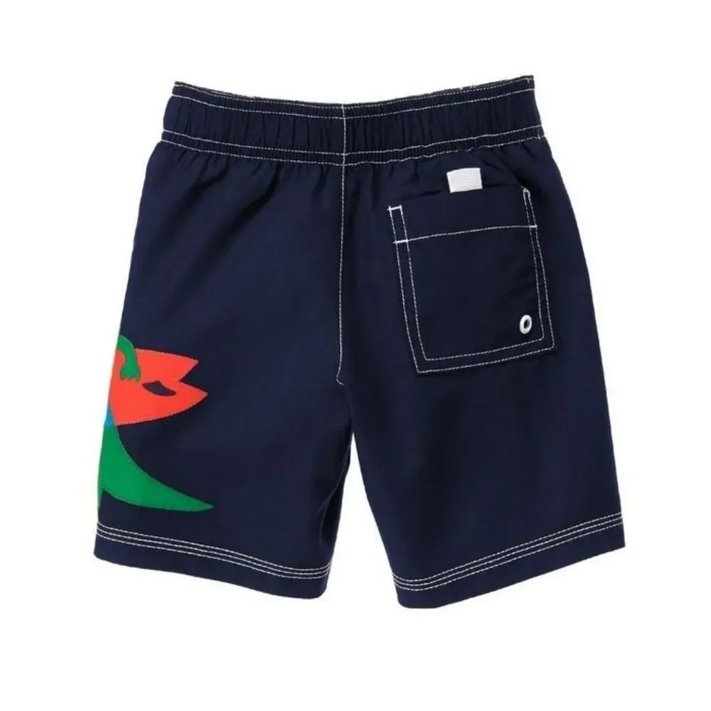 Gymboree | Blue Swim Shorts with Colorful Crocodile